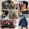 Cat S Crates husar hundväska bärbar ryggsäck med mesh fönster flygbolag godkänd liten husdjurstransportväska för hundar artiklar 231212