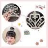 Acessórios de cabelo cosplay prós estilo coreano hairpin presentes de aniversário crianças meninas pente strass cristal coroas princesa tiaras