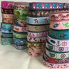 Christmas Decorations 58" 16 mm Polyester Ribbon 10 Yards Cartoon Jacquard DIY Pet Dog Collar Decorated With Garment Accessories wholesale 231212