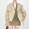 Damen-Trenchcoats VII 2023 Mantel Herbst und Winter weibliche Kleidung leichte Multi-Wear-Chic-Design-Jackenangebote
