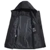 Мужские куртки 10XL 12XL Большие размеры Ветровка Мужская водонепроницаемая куртка Сплошной цвет Черные пальто Мужская большая уличная верхняя одежда 231212