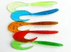 Maggot spoon lures 65CM2G Multicolor Soft Silicone Simulation Earthworm Shaped Bait Fishing Fish as food carp fishing 200pcsLot7981973