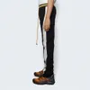 Rhude Pants Designer Fashion Men Summer Castary with White Color Matching Drawstringストレートチューブルーズ通気性