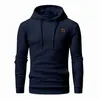 Moletons masculinos Moletons Homens Outono Hoodies Manga Longa Xadrez Jacquard Pulôver Cordão Kanga Bolsos Casual Moletons Com Capuz Streetwear Roupas J231213