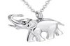 Mémorial KeepSake Urn Pendant Crémation Ash Collier Collier en acier inoxydable Mémoire Elephant Memor