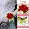 Collane a ciondolo a ciondolo Flow Flows Bridesmaid Corsage Wedding Colvele Braccialetti Decorazioni per il bagno