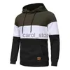 Moletons masculinos Moletons Homens Outono Hoodies Manga Longa Xadrez Jacquard Pulôver Cordão Kanga Bolsos Casual Moletons Com Capuz Streetwear Roupas J231213