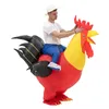 Inflatable Bouncers Playhouse Swings Large cock chicken Cartoon character Mascot Costume Adult Fancy Dress Party Animal carnival prop Toys Gift 231212