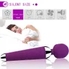 Vibratori 10 velocità di vibrazione giocattoli sessuali per donne dildo bacchetta magica stimolatore clitorideo anale wireless masturbatore femminile sexy 231213