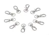 100 -stcs legering Swivel Lanyard Snap Hook Lobster Claw Clasps sieraden Making Bag Keychain Diy Accessories6271357