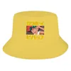 Berets menino unisex balde chapéus cowboy bebop pico anime hip hop pesca sol boné estilo de moda projetado