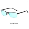 Sunglasses Business Color-blindness Glasses Men Half Frame Red Green Color Blind Corrective Colorblind Test Driver's License Eyeglasses Man