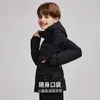 Down Coat Winter Hooded White Duck Thermal Slim Fit Sports Jacket Boys and Girls Casual Light Thin Cotton Paddeded