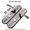 Door Locks Aluminium Alloy Handle Universal Security Pair Lock Thickened Panel Household Hardware 231212