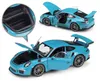 Auto Diecast Model Auto Welly 1 Simulatore Diecast Simulatore Diecast Porsche 911 GT3 Rs Model Auto Sports Sports Metal Racing Auto Toy F f