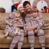 Одинаковые комплекты для всей семьи. Рождественские одинаковые пижамы для всей семьи. Год Рождества. Комплект одежды для папы, матери и детей. Пижамный комплект для папы, мамы и дочки, сына 231212