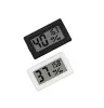 Noir Blanc Mini Mise à jour intégrée Thermomètre LCD numérique Hygromètre Température Humidité Testeur Réfrigérateur Congélateur Compteur Moniteur ZZ