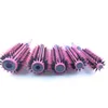 Brosses de cheveux Professionnelles 6pcs / Set Pink Wooden Round Round Cair peig Bruste Bristle Bristle Bross Brush Mélangez Nylon Brusser Hair Dressing Style Toule 231211