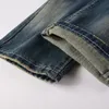 Mens Jeans Elasticitet Jean Hombre byxor män och kvinnor modemärke lyxiga byxor denim byxa trend varumärke motorcykel byxor mens mager