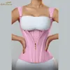 Taille Tummy Shaper Fajas Colombianas Dames dubbele compressie trainingsbeha met verstelbare ritssluiting en haakoog Platte buik 231213