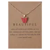 Acryl vlinder hanger ketting constellatie legering legering hanger ketting ketting sieraden cadeaubon voor dames228d