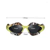 Lunettes de soleil INS Style Cat Eye Hommes Shades High Street Patchwork Brown Cadres Artisanat Mat Acétate Lunettes Mâle