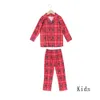 Barboteuses à carreaux imprimé chemise parent-enfant pantalon 2 pièces costume bébé chien Noël famille look pyjama de Noël tenues assorties 2023 231212