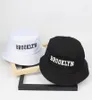 Cloches Men kobiety Brooklyn Bucket Hat Bawełniał Hip Hop Fisherman Panama Sun Summer Outdoor Street Casual Visor Cap4125742