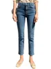 Dames jumpsuits romper jeans klassiek hoge taille vintage enkellengte rechte pijpen vriendje voor meisjes herfst 2023 denim broek herfstmode 231213