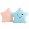 Plush Light - Up toys Creative Toy 34CM Luminous Pillow Soft Stuffed Plush Glowing Colorful Stars Cushion Led Light Toys Gift For Kids Children Girls 231212