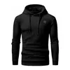 Moletons masculinos Moletons Homens Outono Hoodies Manga Longa Xadrez Jacquard Pulôver Cordão Kanga Bolsos Casual Moletons Com Capuz Streetwear Roupas J231213