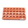 Baking Moulds 28 Cavity Oblate Round Shape Silicone Cake Mousse Mold Pastry Tools Chocolate Muffin Dessert Pudding Accessories 231213