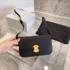 TEEN TRIOMPHE Borsa baguette classica con patta Borsa in vera pelle da uomo Borsa tote da donna Borse firmate Portafoglio Borsa a tracolla di lusso busta da sera borsa da toilette Borsa a tracolla