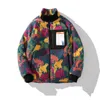 Męski pad Parkas Hip Hop Dwustrojemne kurtka Parka Winter Kolorowa kamuflażu streetwear Men Harajuku Lambslool Polarowa ciepła gruba płaszcz 231212