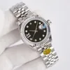 MM Designer Womens Watch Mm helautomatisk mekanisk kvartrörelse Rostfritt stål Strap Diamond Design