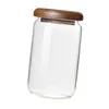 Storage Bottles Glass Jar With Airtight Lid Organizer Countertop Multipurpose Spice Honey For Pasta Sugar Spices Flour