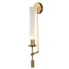 Современный стеклянный настенный светильник в стиле ретро, золотой металлический настенный светильник для спальни, домашний декор, новый светильник299U