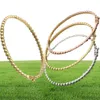 Fashion Classic Lucky Four Leaf Clover Link Chain Pärlor armband rostfritt stål för 18K pläterat guld silver van womengirls2305793