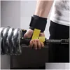 Gewichtheben Gym Hebegurte Kreuzheben Fitnesshandschuhe Gewichtsgürtel Anti-Rutsch-Handgriffe Handgelenkstütze Powerlifting Training Drop De Dhksc