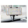 Bionanosky Universale 360° nel parabrezza dell'auto Supporto per cruscotto Supporto per iPhone Samsung GPS PDA Cellulare Nero
