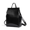 Luggage Leather Goods Solid Color Backpack Leather Sewing Women's Backpack 231115