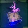 Dekorativa objekt Figurer Dekorativa objekt Figurer Bluetooth Music Tesla Coil High Frequency Voltage PSE Arc Generator Palm T DH7CO
