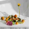 Zestawy naczyń stołowych talerz owocowy kreatywna rustykalna przekąska serwująca taca ceramiczne tacki deserowe dekoracyjna przystawka