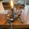 Bordslampor Steampunk Style Lamp - Guitar Player Retro Robot262U