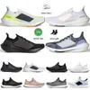 2024 Designer Ultarboost 19 Chaussures de course Ultra 4.0 Triple Noir Blanc ADN Gris Trois Cendres Pêche Core Dash UB Tennis Femmes Hommes Baskets Baskets