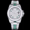 Mens Watch Luxury Diamond Top 3135 Automatische Mechanik klassische Klassiker 40 -mm -Uhren Sapphire Mode Business Schwimmen 904L Edelstahl Diamantgurt Armbanduhr