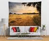 Tapestries Natural Landscape Tapestry Autumn Season Harvest Farm Wheat Field Tapestry Wall Hanging for Living Room Bedroom Home Dorm Decor