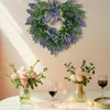 Dekorative Blumen, Valentinstag-Kranz, Blumen-Mutter-Herz-Form, Lavendel, für Wand-Party, Abendessen im Innenbereich