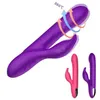 Vibromasseur flirtant et se masturbant, vibrateur de massage, bâton de balançoire amusant, jouet féminin violet séduisant 231129