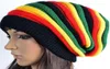 Jamaica Reggae Gorro Rasta Style Cappello Hip Pop Men039s Winterhüte Weiblich Rot Gelb Grün Schwarz Herbstmode Women039s K9908166